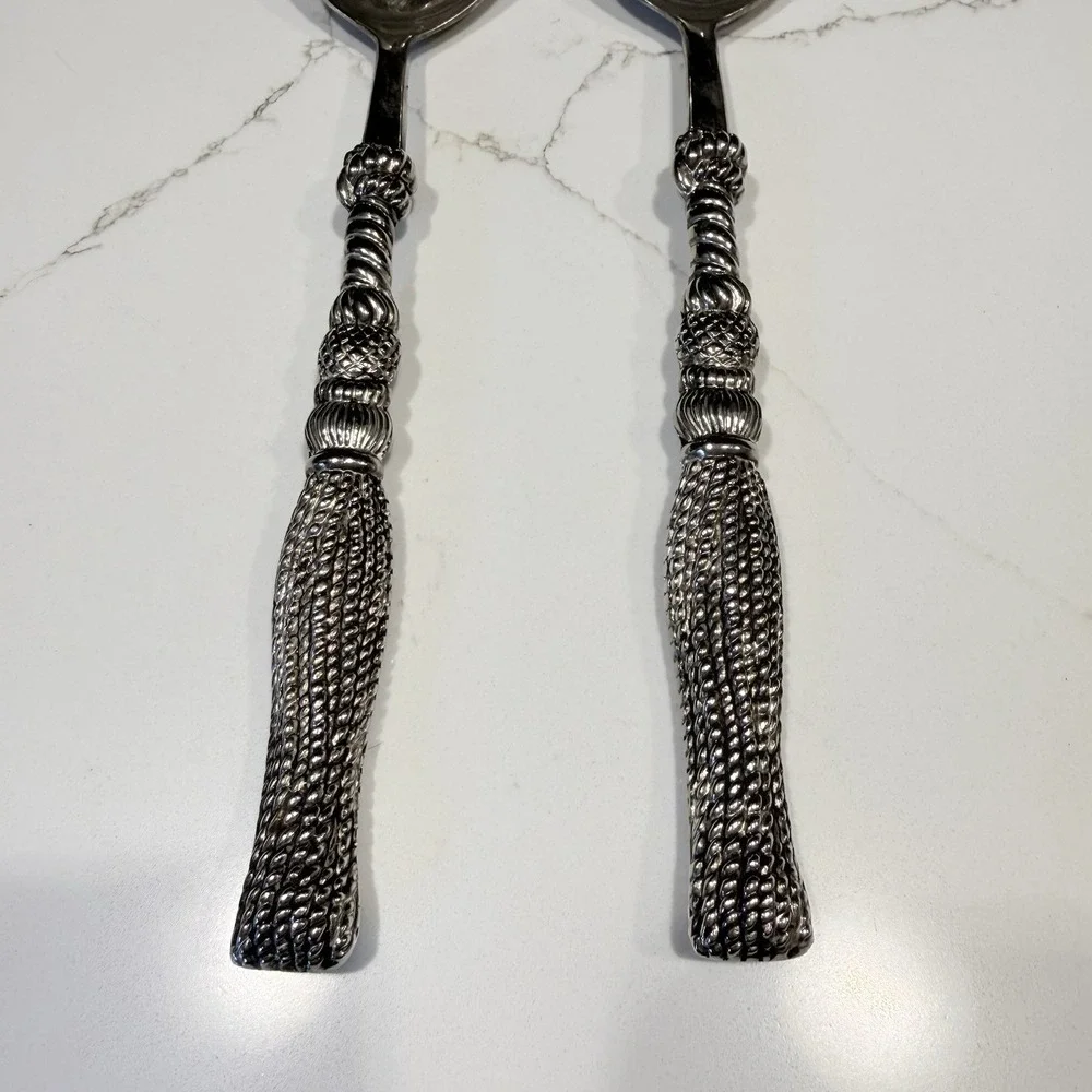 SILEA serving spoon set rope tassel Cartizone pattern 11